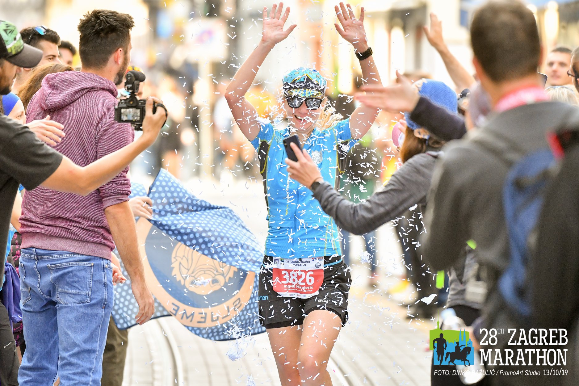 Running through Zagreb