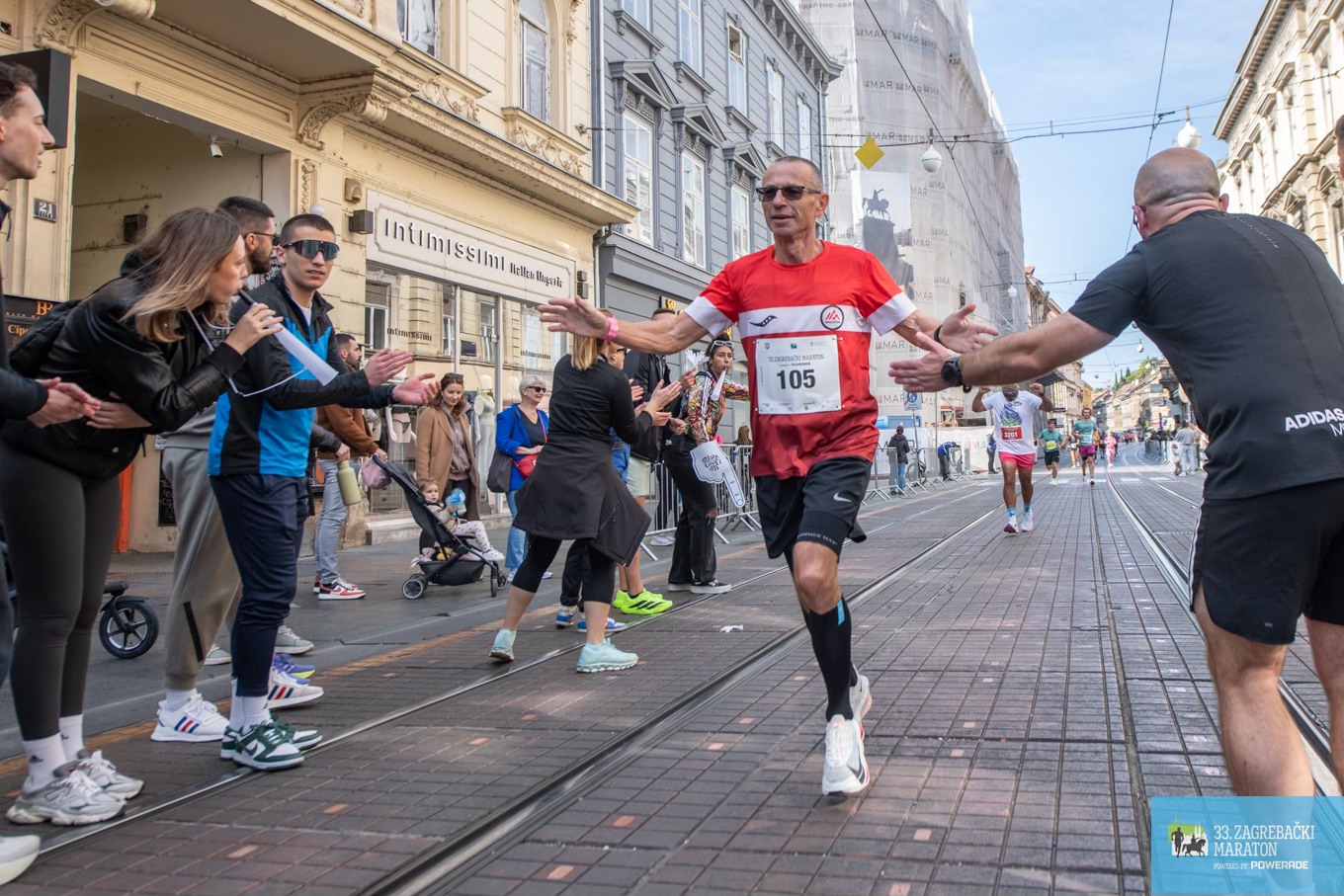 Zagreb marathon scene