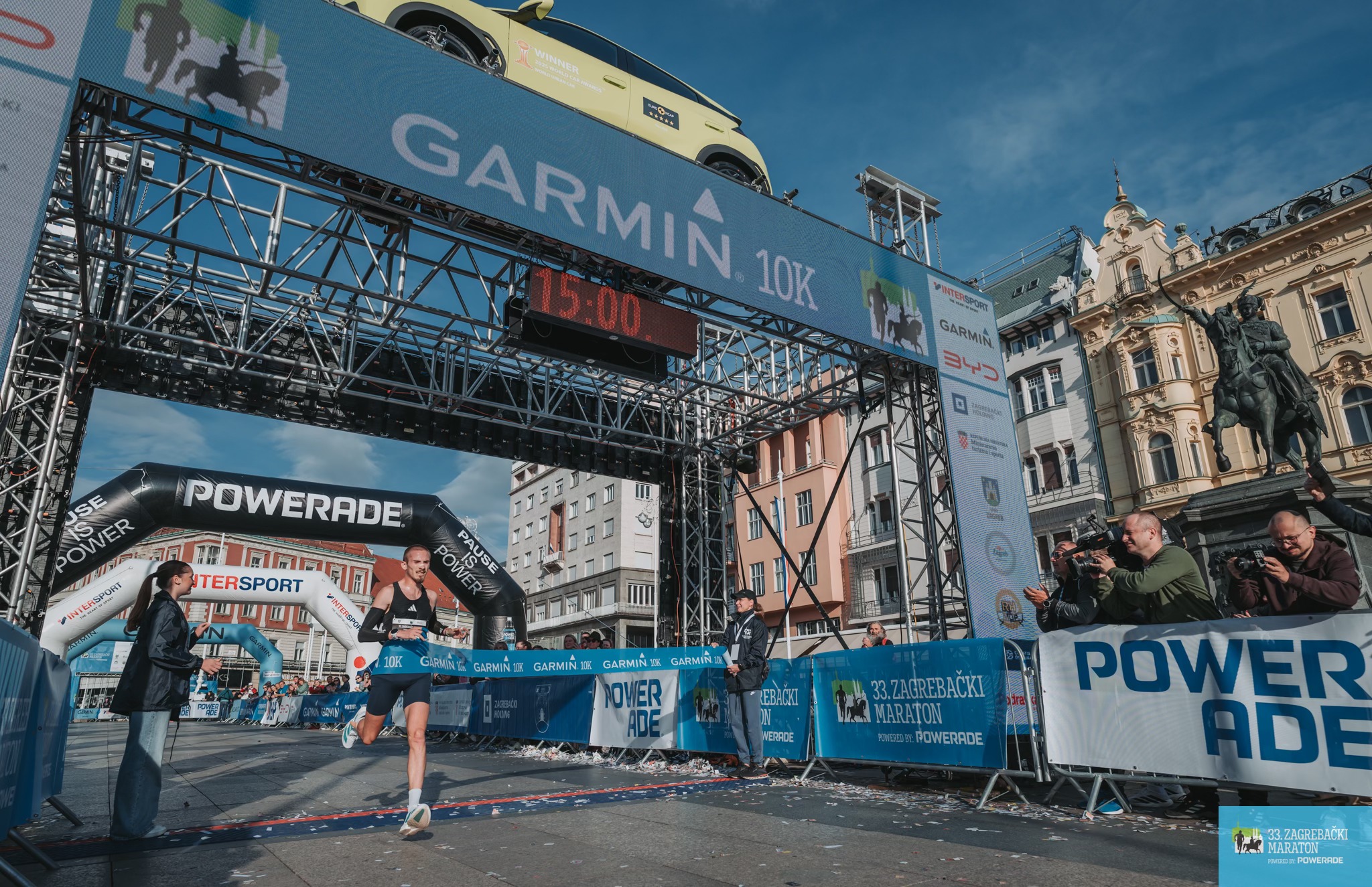 Marathon in Zagreb city center