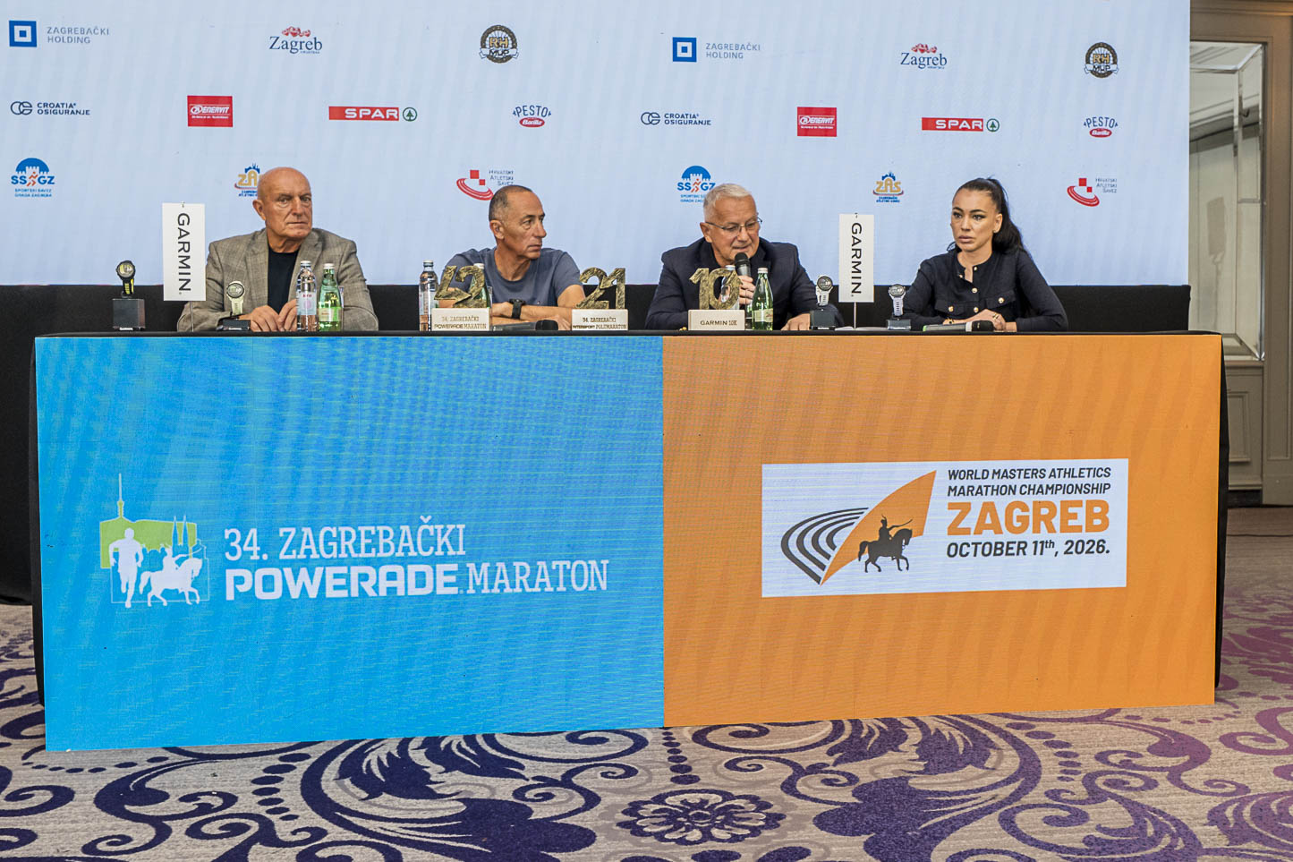 Press conference announcing the 34th Zagreb Powerade Marathon and the World Masters Athletics Marathon Championship