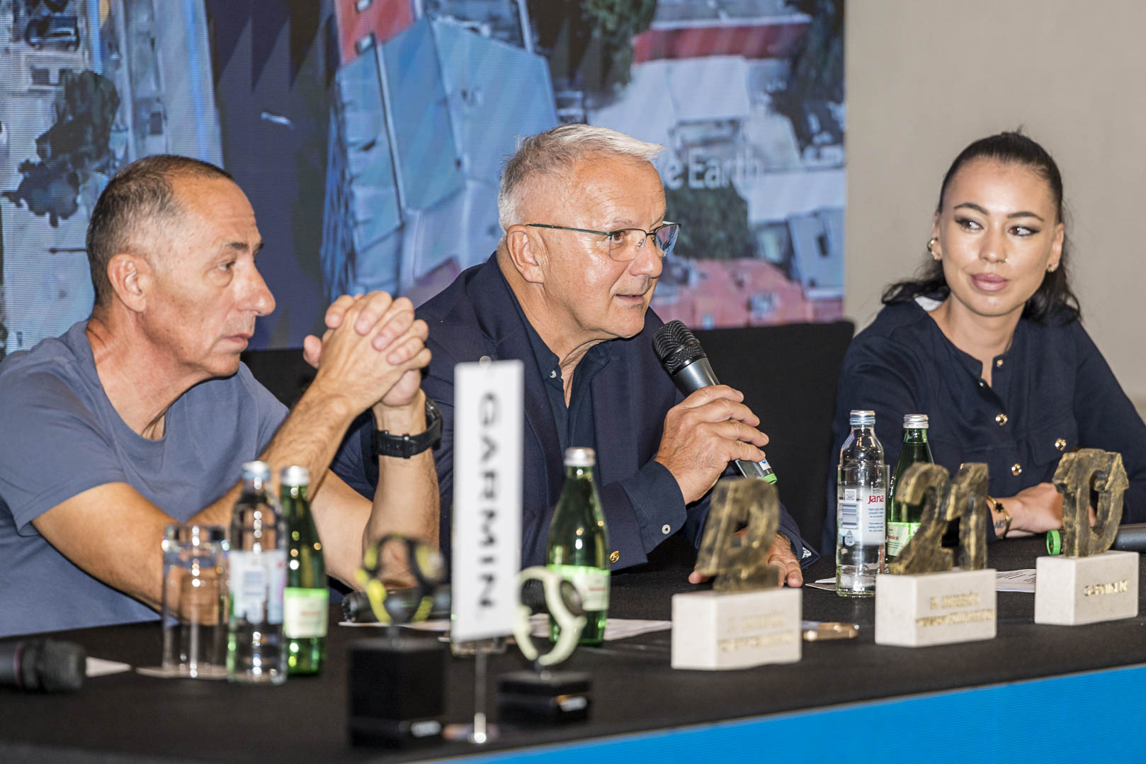 Speakers at the Zagreb Marathon press conference